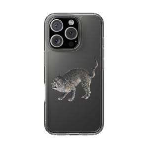Anxious Cat Energy - Medieval Animal Phone Case - Funny Historical Phone Cover - Weird Manuscript Cat Gift - Funny Accessory for Cat Lovers
