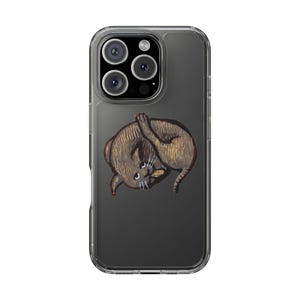 Medieval Cat Phone Case – Funny Manuscript Art iPhone Case – Quirky Medieval Cat Cover – Unique Gift for Cat Lovers