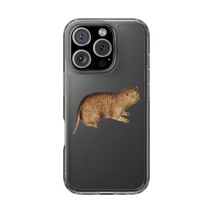 The Medieval Loaf - Funny Fat Cat Phone Case - Quirky Historical Phone Cover - Chonky Animal from Medieval Manuscripts - Gift for Cat Lovers