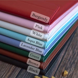 Personalised Laptop Sleeve, Custom Leather Laptop Case, Compatible with Macbook, Personalized Laptop Stand Cover, Secure Slim 13 15 inch image 11