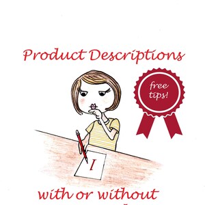 1 Product Description Title and Tags Etsy Shop Help with Listings, Copywriting Services & SEO Relevancy image 1