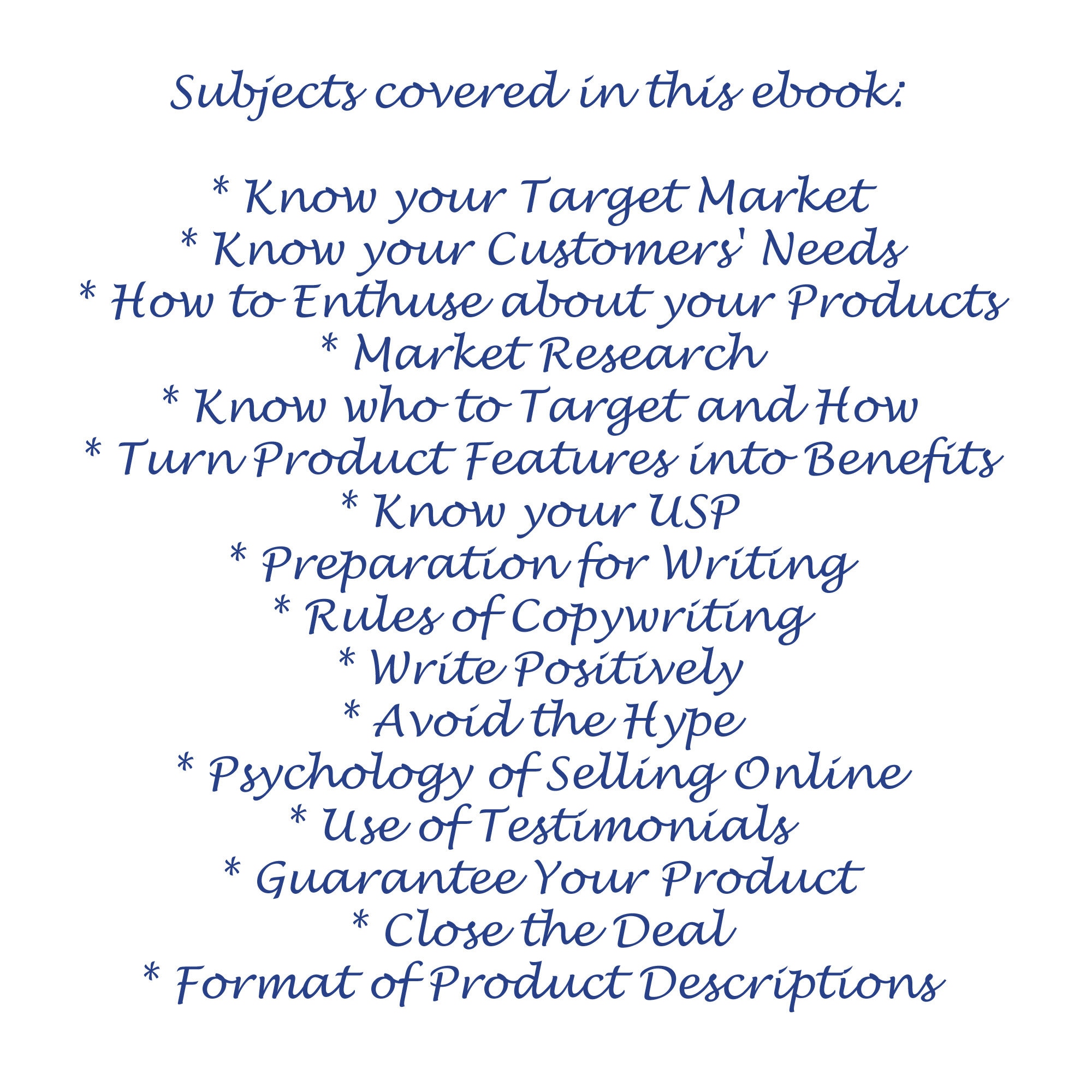 Learn to Write How to Write Product Descriptions, Etsy Tutorial