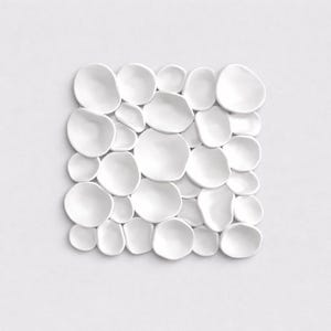 Arte mural de arrecife de coral: escultura minimalista de estilo costero, firmada y numerada, un regalo único para el hogar.
