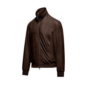 Chaqueta de cuero Seep marrón oscuro, moda de cuero, chaqueta de cuero hecha a mano para hombre, chaqueta de cuero de moda para hombre, chaqueta de cuero de cartero para hombre,