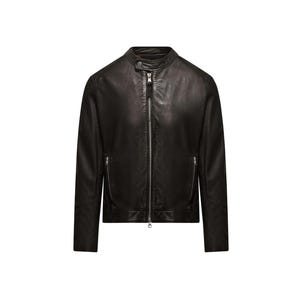 Chaqueta de piel de cordero marrón oscuro, chaqueta de piel hecha a mano para hombre, chaqueta de piel de moda para hombre, chaqueta de piel de cartero para hombre, moda de piel