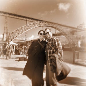 Personalised Sepia Vintage Photograph