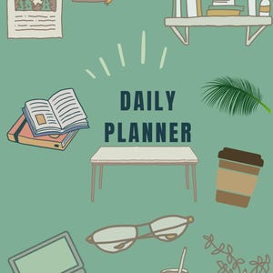 Study Planner | Daily, Weekly & Monthly Planner | Student Organizer | Academic Planner Printable | Instant Download | Digital Study Schedule