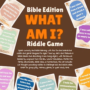 Bible Game &quot;What Am I&quot; Bible Riddle Game | Guessing Game