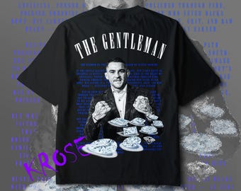 Dustin Poirier MMA Graphic Tee: The Gentleman Edition