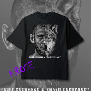 Khamzat Chimaev  Design T-shirt | Khamzat | MMA fans T-shirt | MMA Graphic Design Tee | Chımaev Oversize | Fighter Shirt | Wrestlin Shirt