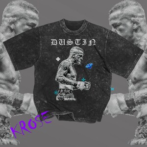 Dustin Poirier MMA Graphic Tee: Heart. Hustle. Legacy.