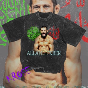 Khamzat Chimaev Desing Shirt | 2 colour Oversize Shirt| Khamzat Chimaev | Muslim Fighters Shirt | MMA Fighters Tee | custom desing shirt