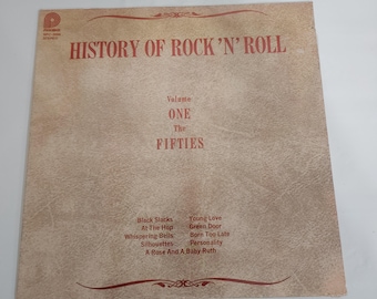 Divers artistes - Histoire du rock 'n' roll vol. One The Fifties Vinyl LP (1976, Pickwick SPC-3666, compilation Rock 'n' RollOldies)