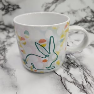 Starbucks Pastel Bunny Mug – 12 oz Limited Edition 2018 Easter Design