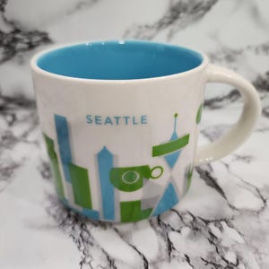 Starbucks Seattle Mug – You Are Here Collection, 14 oz Ceramic