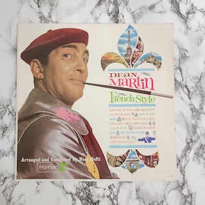 Dean Martin – French Style Vinyl LP (1962, Reprise R-6021, Traditional Pop/Jazz Vocal)