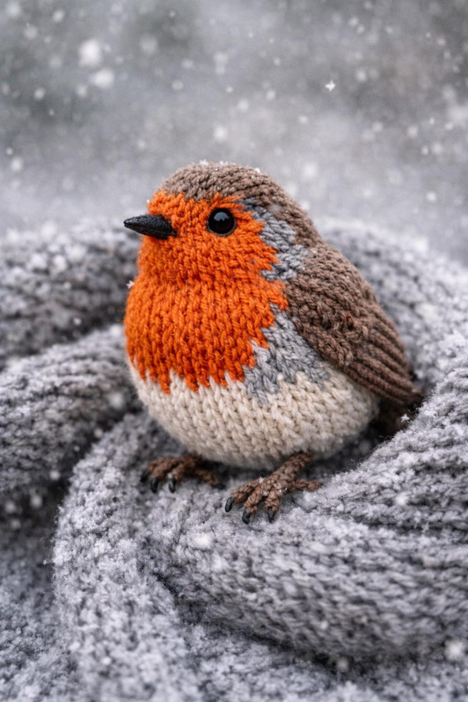 Free! Robin Pattern Realistic Robin Knit Pattern – Multilingual PDF Woodland Bird Tutorial ...