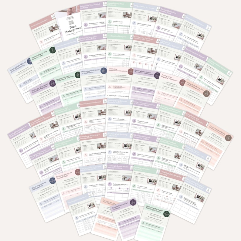 Executive Functioning Workbook | Mega Activity Bundle | Teacher Wellbeing | Coaching | Performance | Leadership | Student Resource | Course image 2