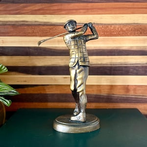 Vintage Golf Statue - Etsy