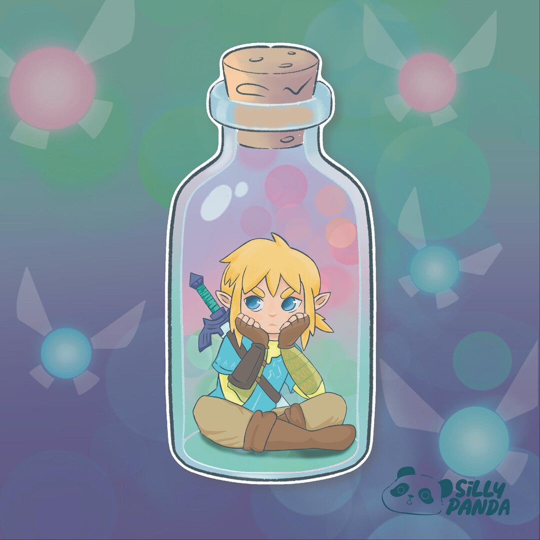 Breath of the Wild / Sparkly Link Sticker / Gamer Sticker / the Legend ...
