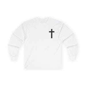 Faith & Strength Graphic Tee for Everyone, Unisex Long Sleeve T-Shirt, Inspirational Gift, Christian Apparel, David vs Goliath Design