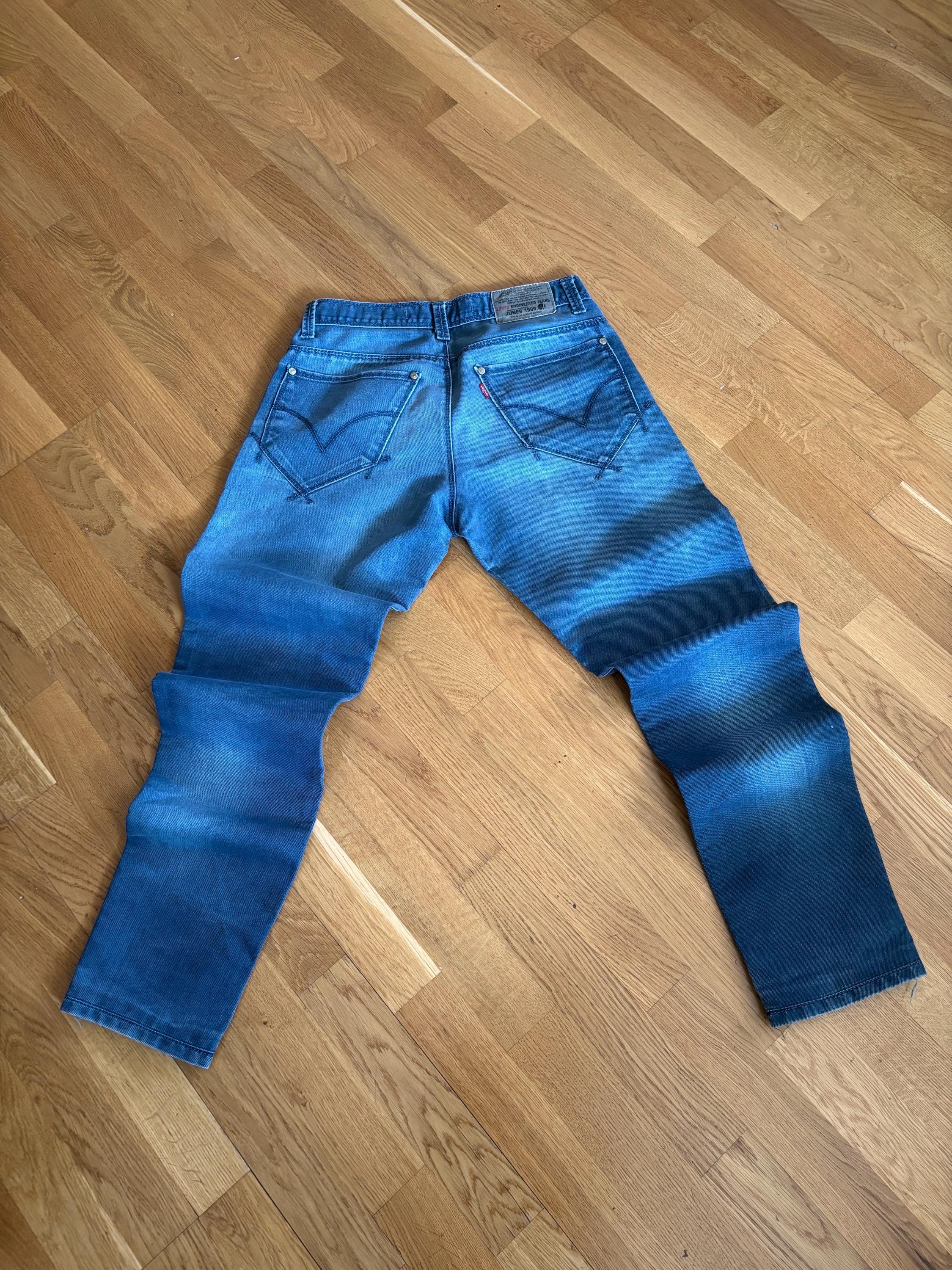 Vintage Levi's Engineered Jeans W31: 1999 Y2K Twisted Leg Denim - Etsy