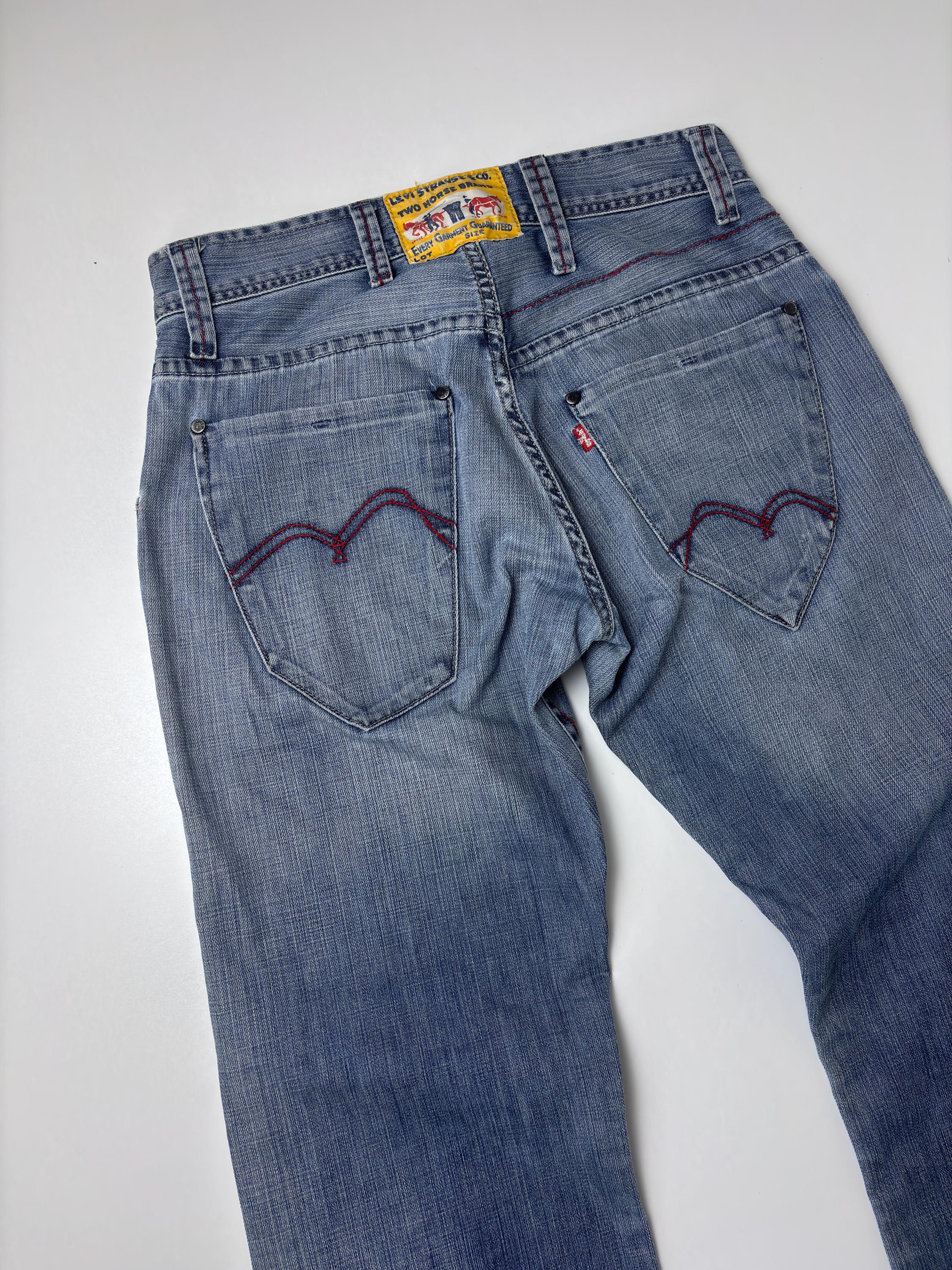 Vintage Levi's Engineered Jeans: Twisted Seam Red Stitch Denim