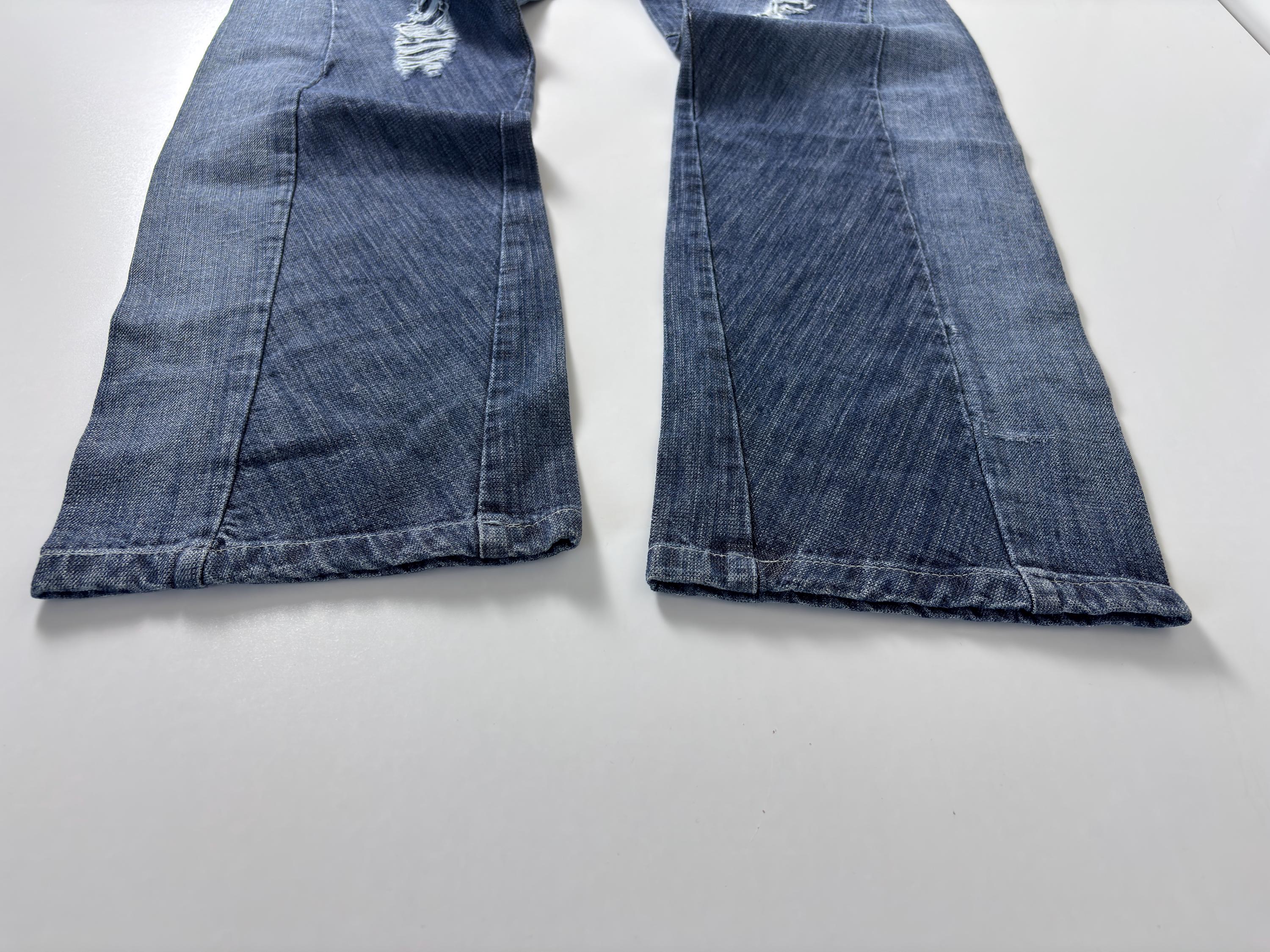 Vintage Levi's Engineered Jeans 32x34: Distressed Y2K Blue Twisted