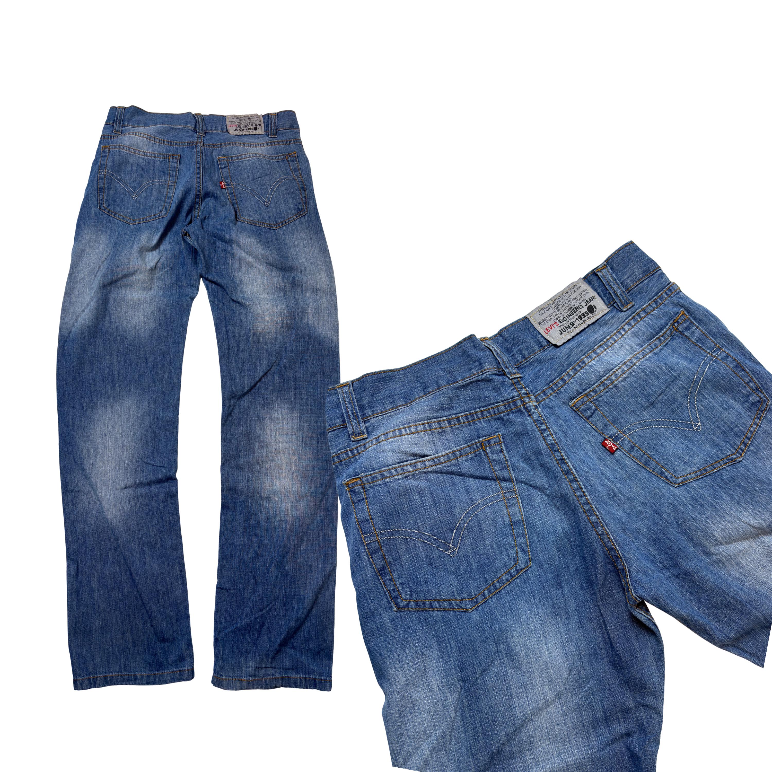 パンツ archive Levi's ENGINEERED JEANS Denim Vintage Levi's Engineered Jeans: Y2K Archive Denim, Straight Fit
