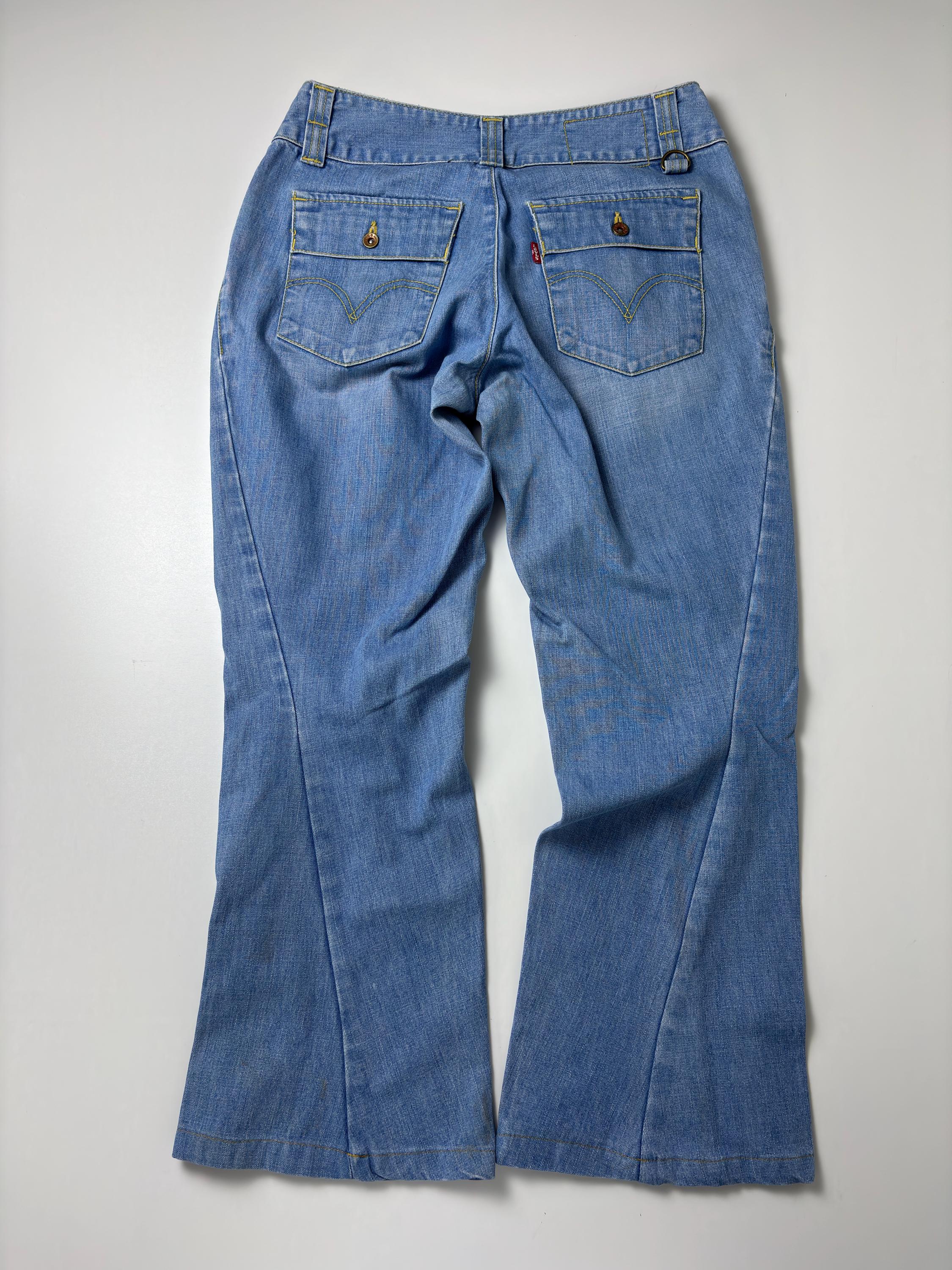 パンツ 00s Levi's ENGINEERED JEANS LOOSE W29 Vintage Levi's Engineered Jeans W29 Twisted Leg Rare Y2K Panel