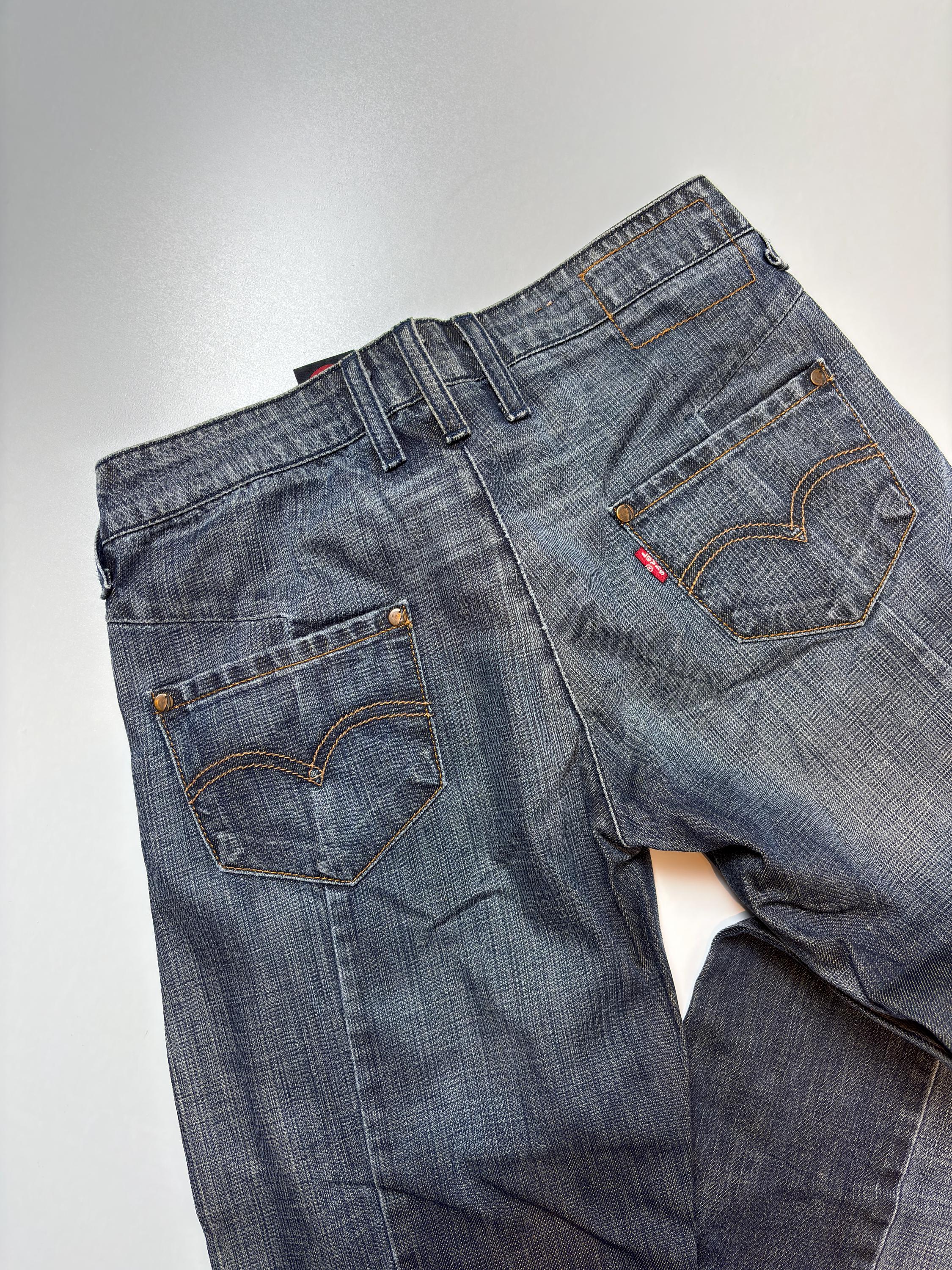 Vintage Levi's Engineered Jeans, Grey Wash Y2K Archive Denim - Etsy