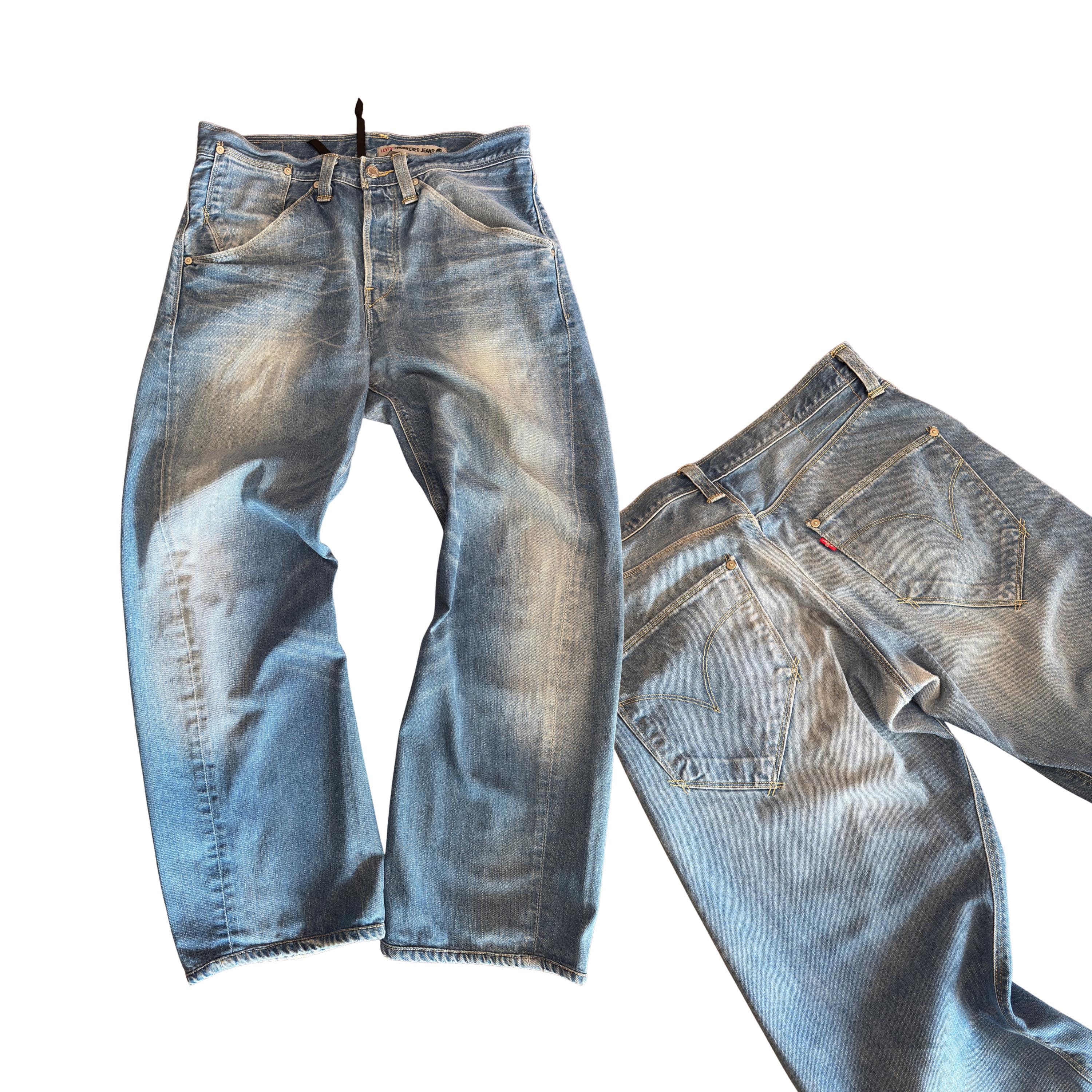 パンツ archive Levi's ENGINEERED JEANS Black Levi's Engineered Jeans - Etsy