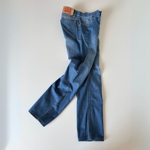 Vintage 90s Levi&#39;s 501 Jeans: USA Made Blue Denim, W30 L32
