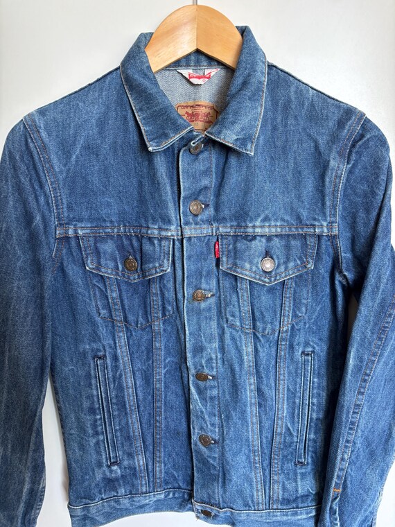Vintage Levi's 70506 Denim Trucker Jacket - Made in France - Size