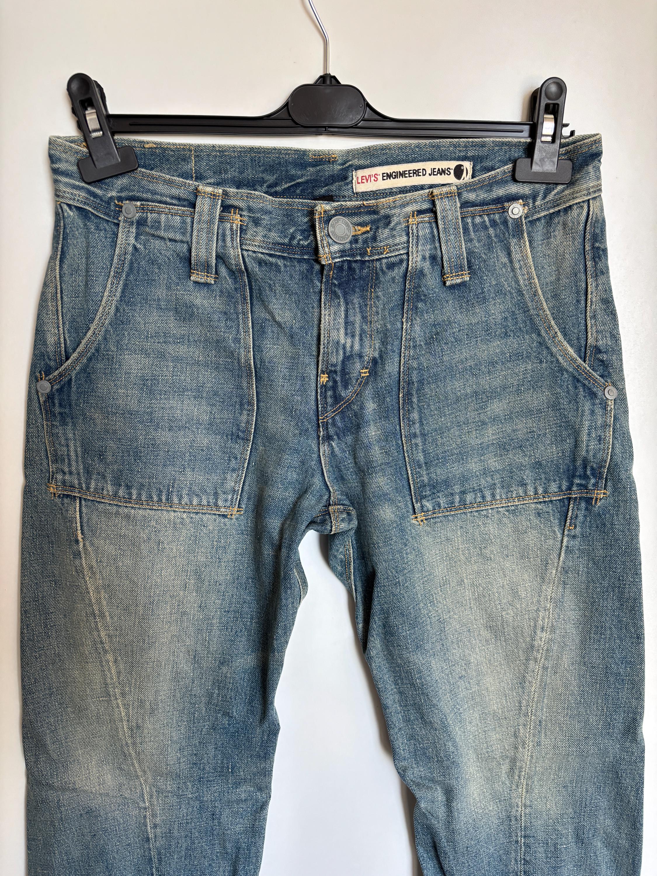 Levi's Engineered Jeans Capri: 1999 Y2K Vintage Denim, W29 - Etsy