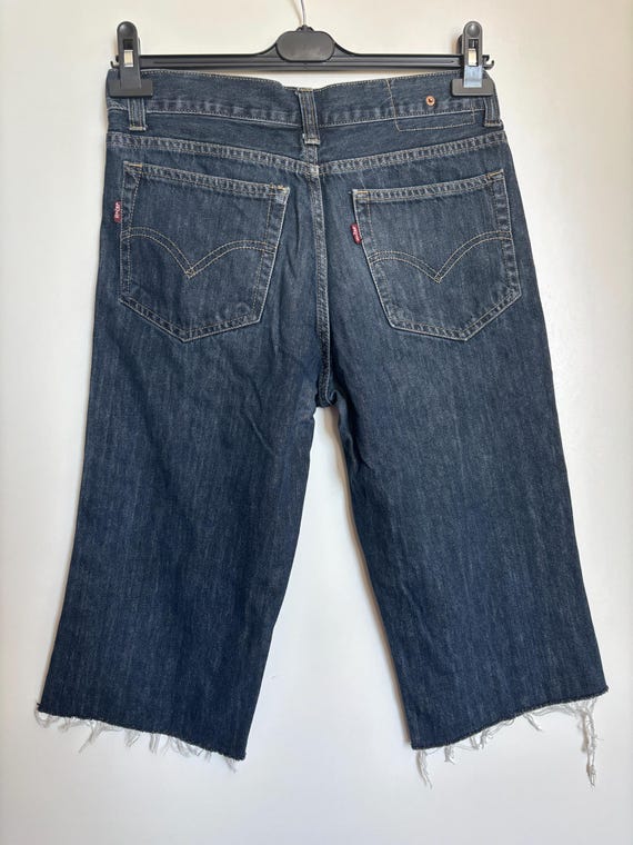 Vintage Levi's Capri Shorts W30: Double Red Tab E… - image 7