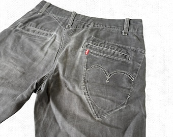 Levi's Engineered Jeans W26 L30: Y2K Slim Fit Twisted Leg Denim - Etsy