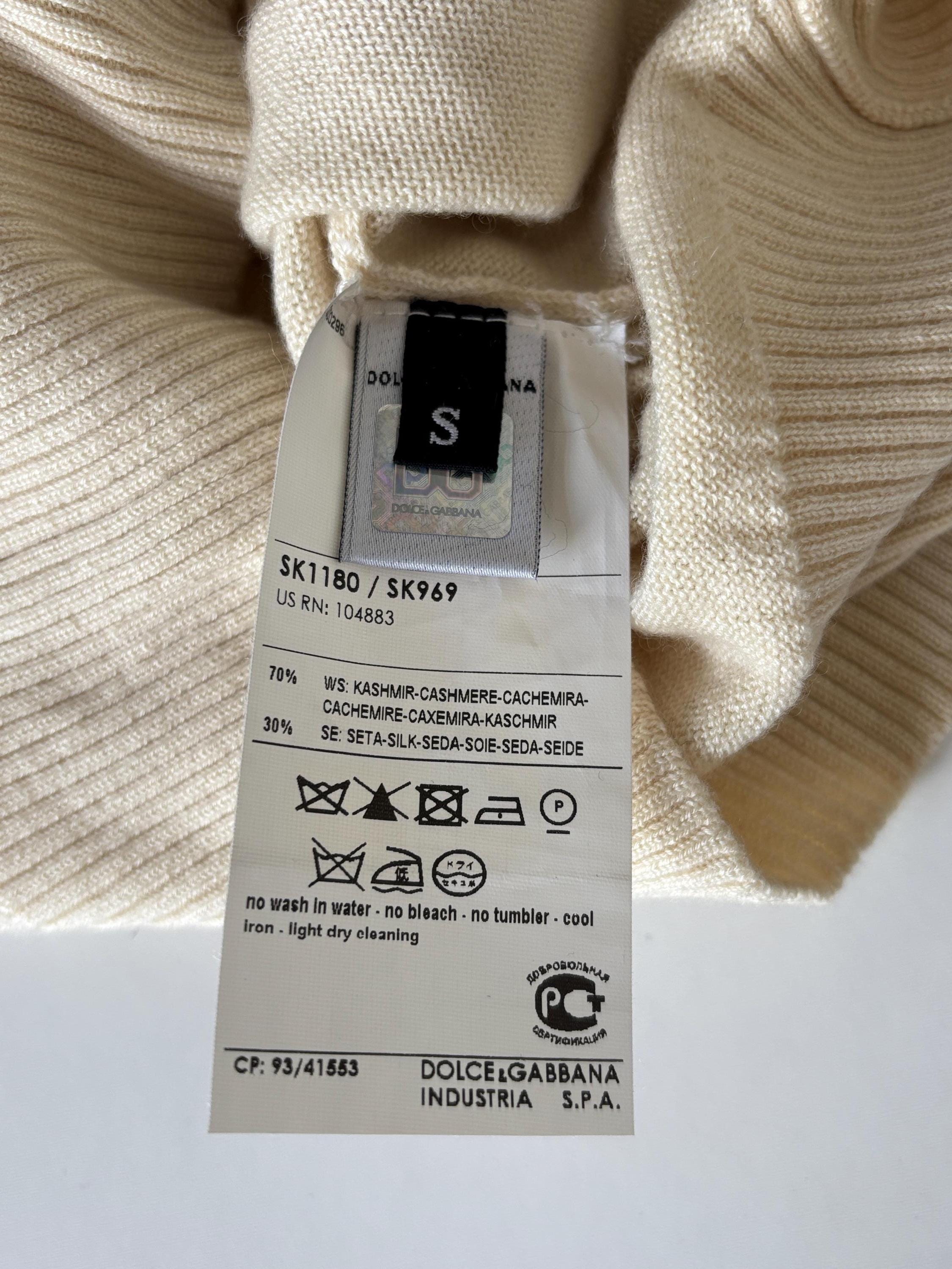 Vintage D&G Cashmere Silk Knit Vest: Y2K Dolce Gabbana Sleeveless