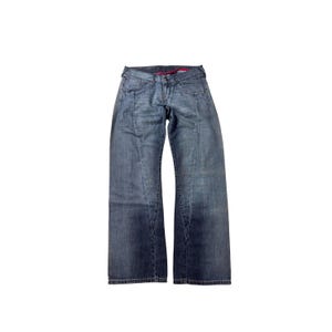 Vintage Levi's Engineered Jeans: Two-tone Panel, Straight Fit (W28