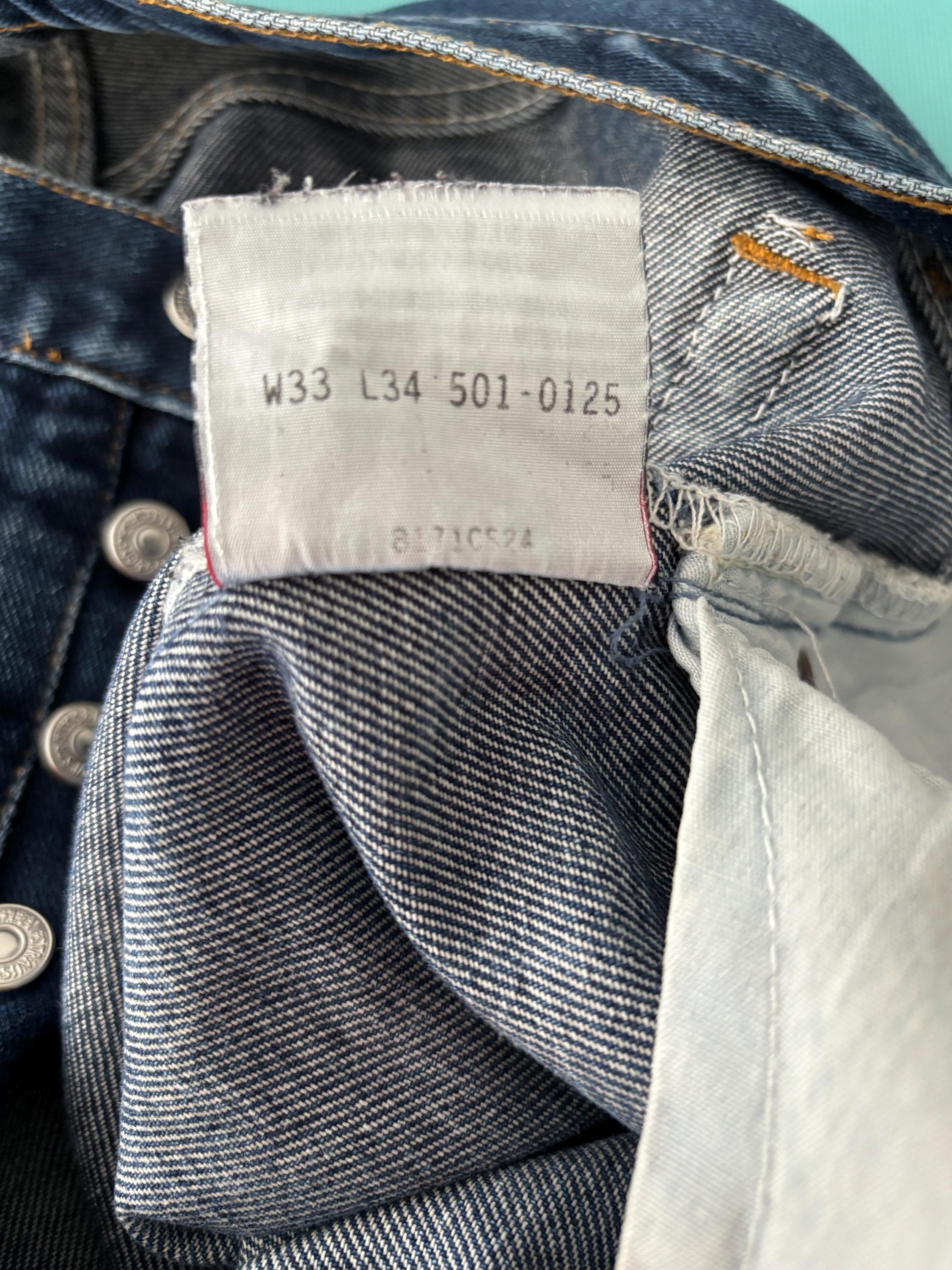 Vintage Levi's 501 Jeans: 90s USA Made Classic Fit Denim W33 L30