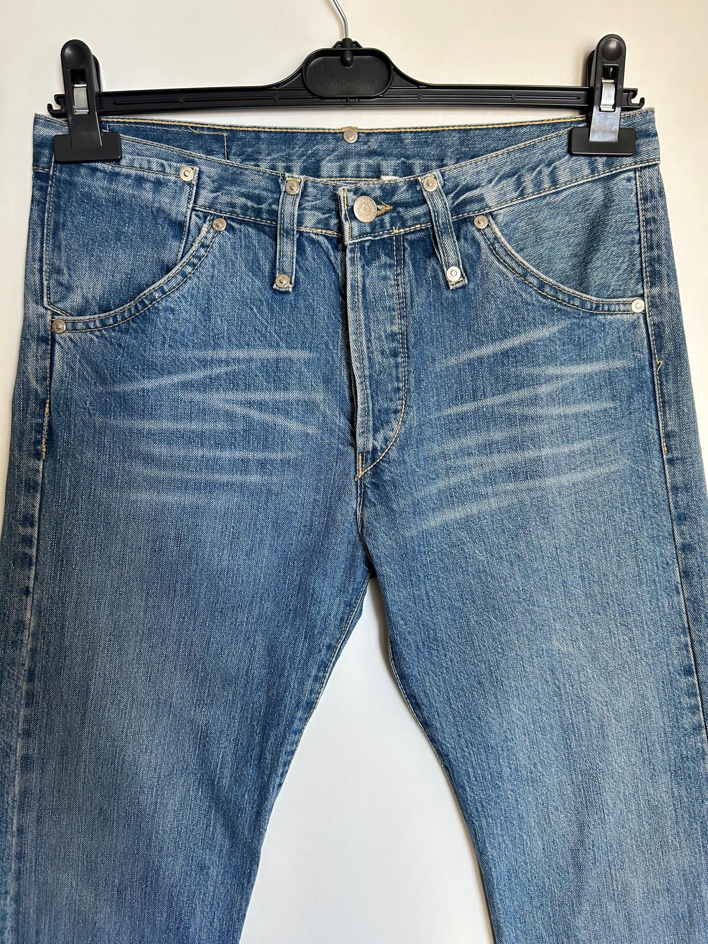 Y2K Levi's Engineered Jeans W30: High Waist Twisted Seam Denim - Etsy
