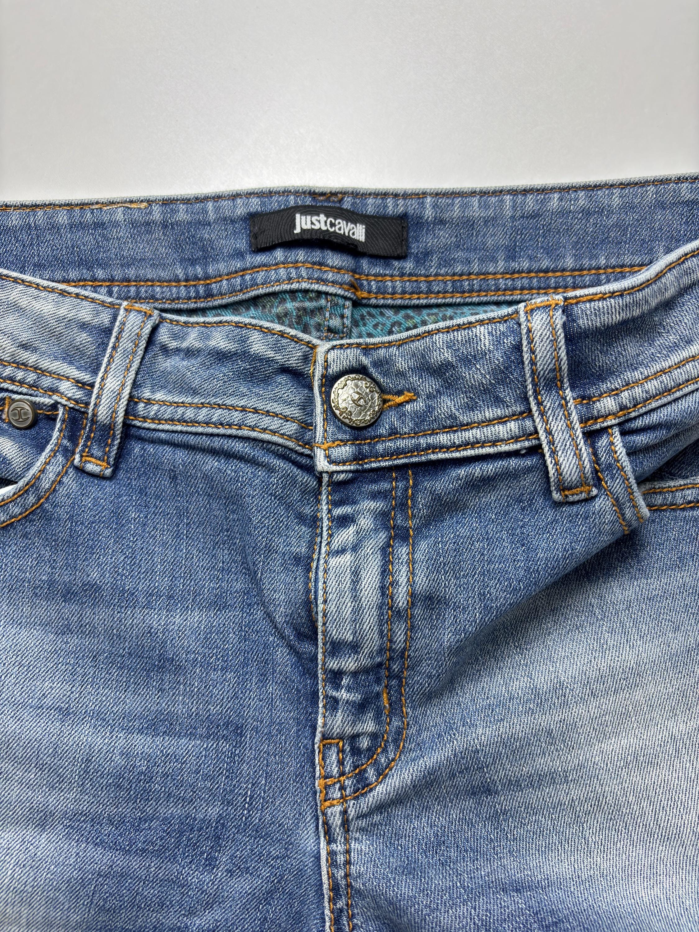 Vintage Just Cavalli Skinny Jeans W29 Light Blue Made in Italy
