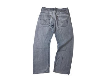 Rare Levi's Engineered Twisted Leg Dark Blue Indigo Denim Jeans