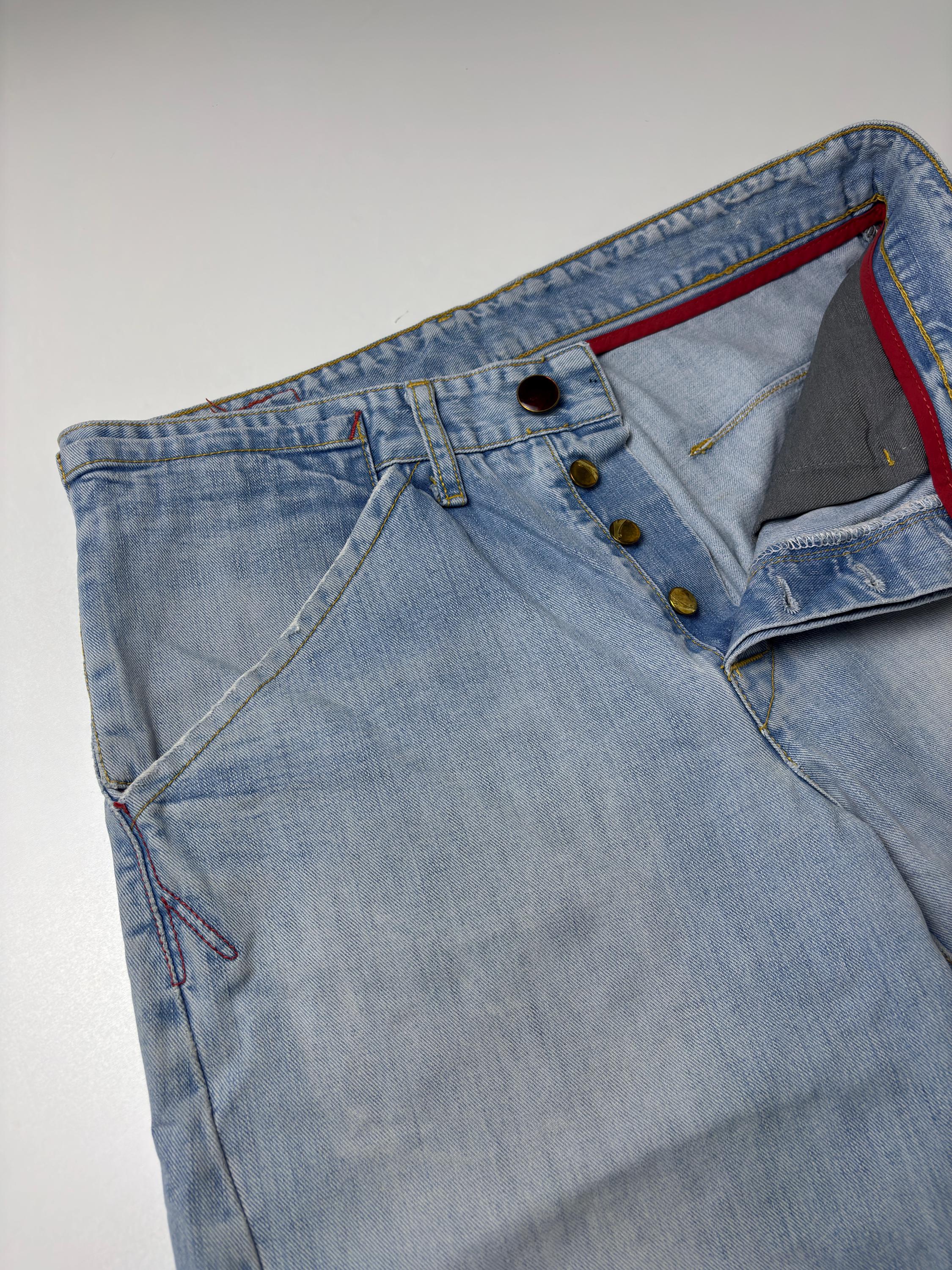 Vintage Levi's Engineered Jeans Cut-off Shorts - Y2K Light Blue