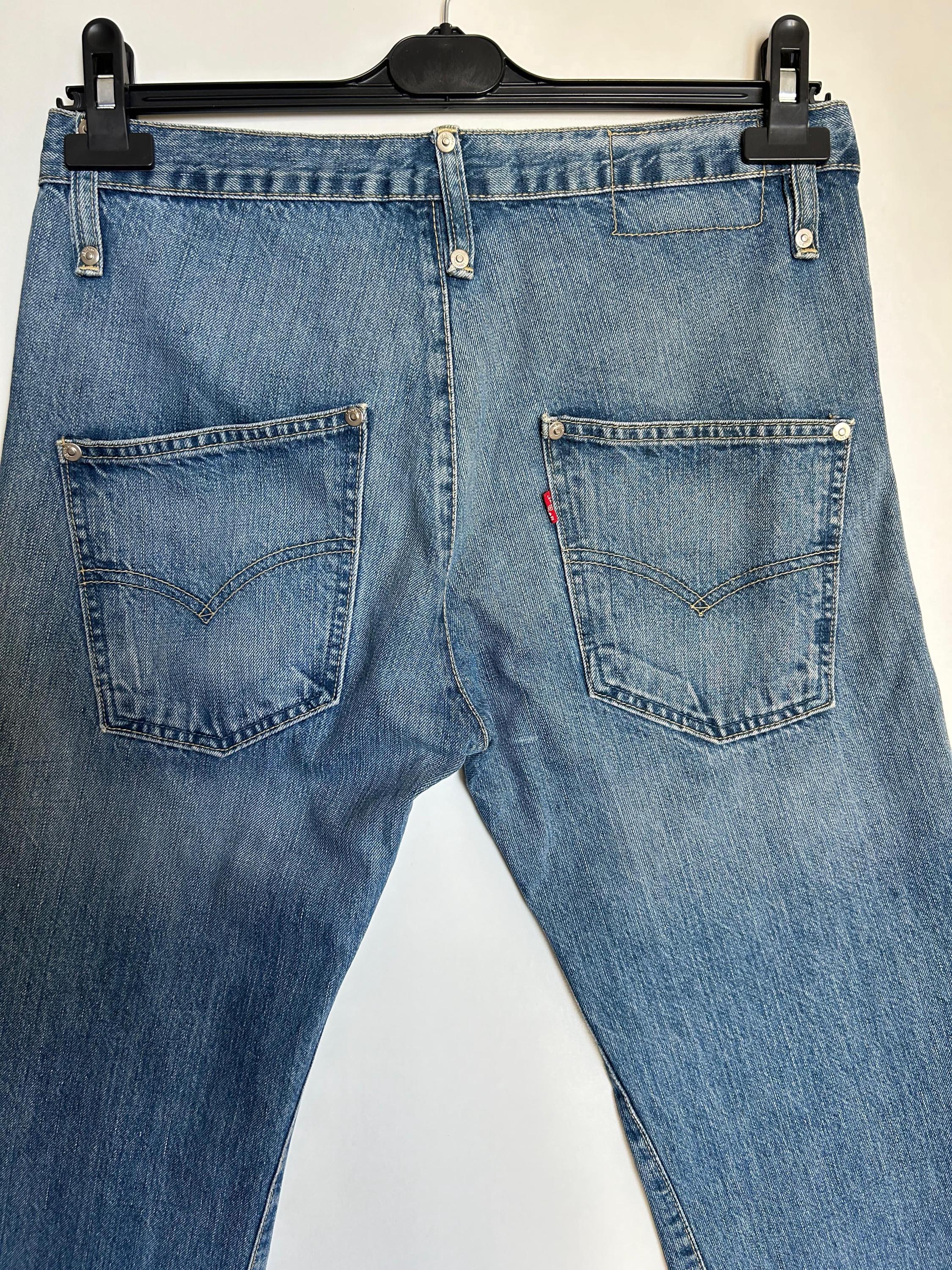 Y2K Levi's Engineered Jeans W30: High Waist Twisted Seam Denim - Etsy