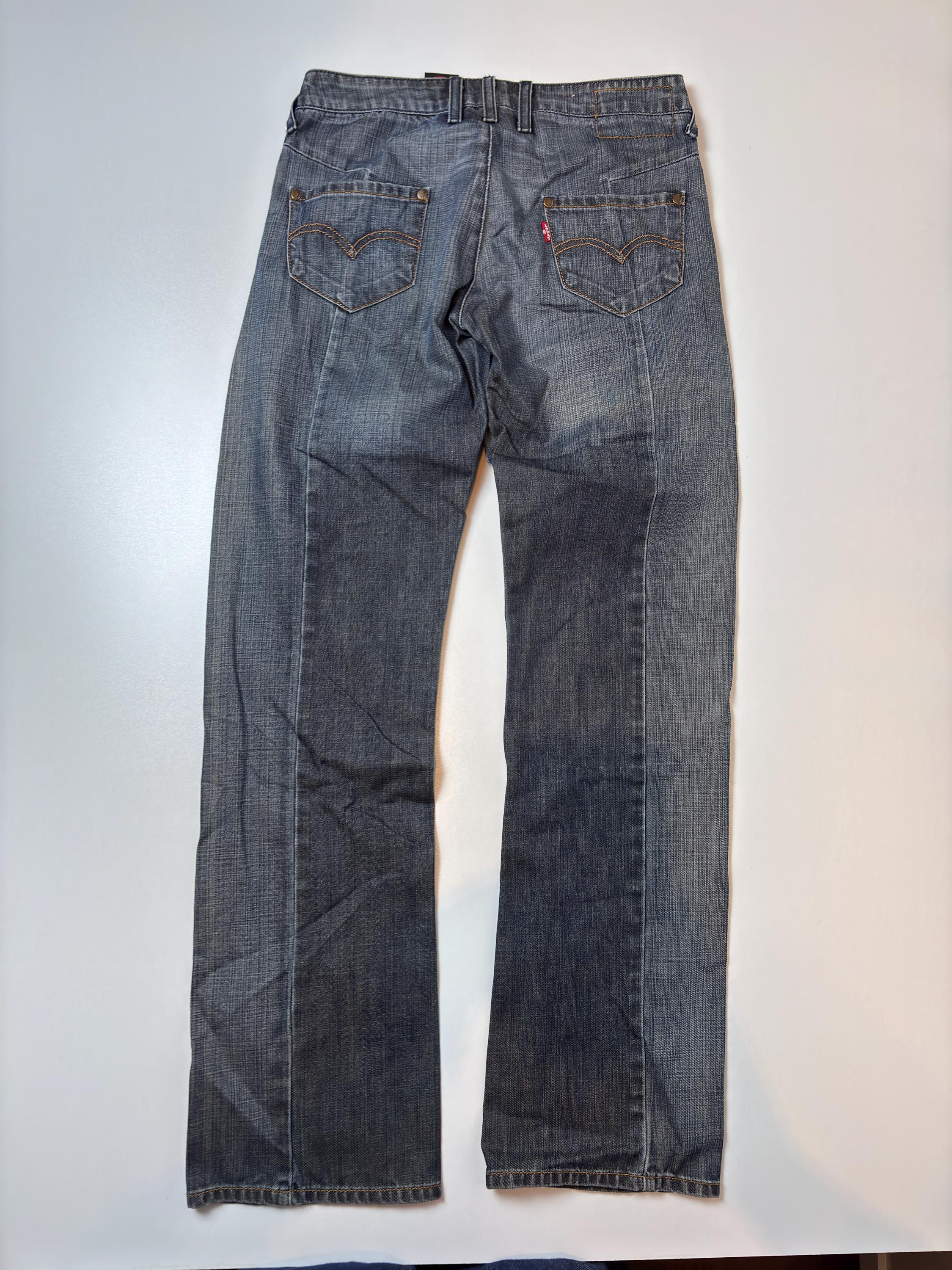 Vintage Levi's Engineered Jeans, Grey Wash Y2K Archive Denim - Etsy