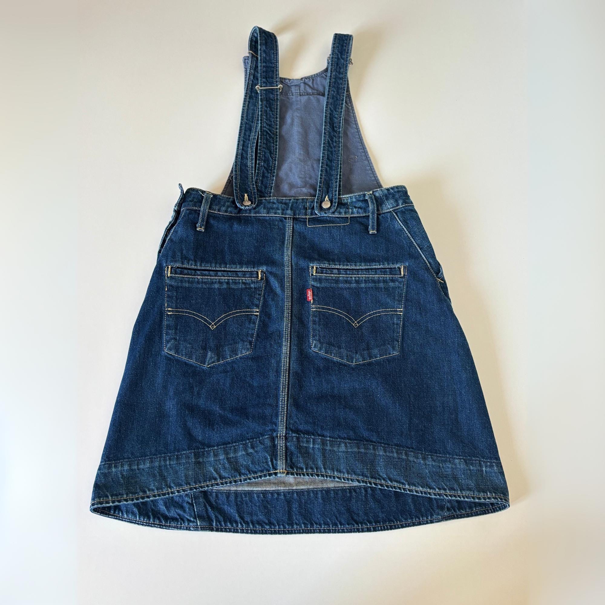 levi's denim overall dress Levis Overall Dress