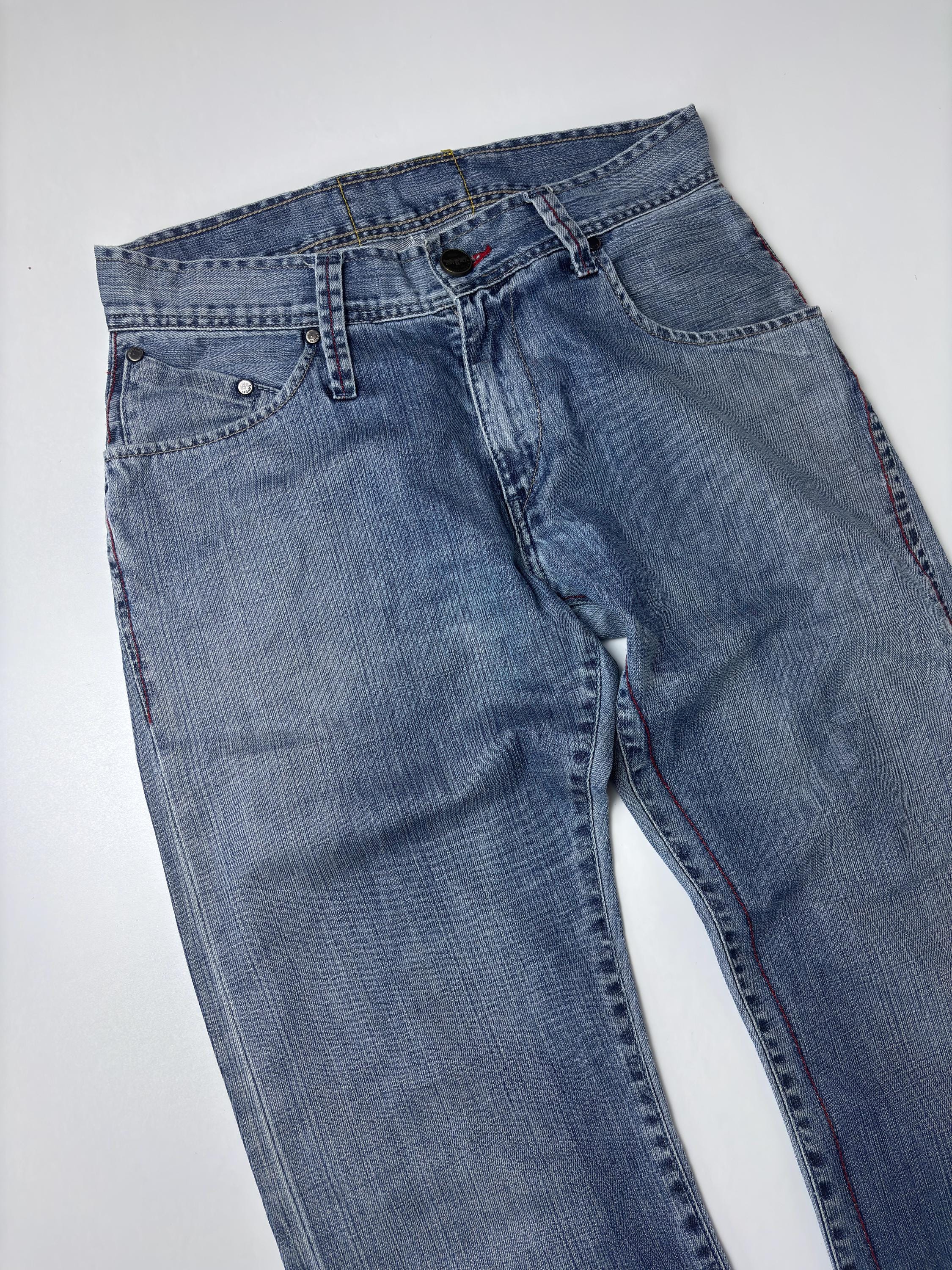 Vintage Levi's Engineered Jeans: Twisted Seam Red Stitch Denim
