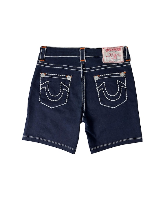 パンツ True Religion denim shorts W30 Vintage True Religion Joey Denim Shorts Women USA Made Y2K - Etsy