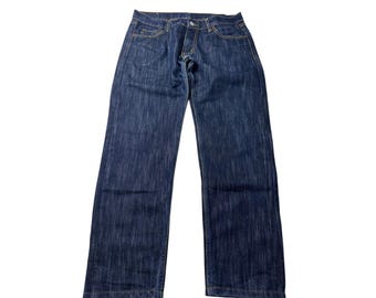 00s LEVI’S 569 baggy denim pants W36 L30 Levis 569 Jeans 90s Ankle Jeans Low Rise Straight Leg Blue